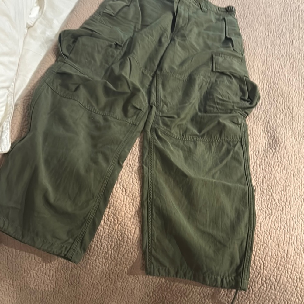 TNA Green Joggers with Durable Matte Finish